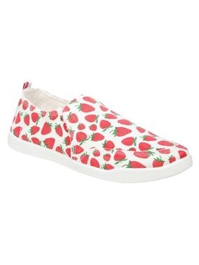 Vionic Beach Strawberry Venice Malibu Casual Canvas Slip On Shoes